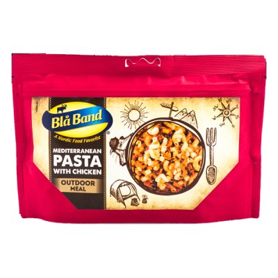 Blå Band | Mediterranean pasta with chicken | Frysetørret mad | 151g
