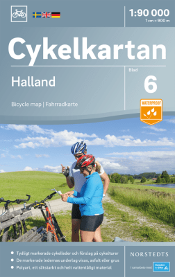Hallands cykelkort