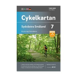 Cykelkort over det sydvestlige Småland