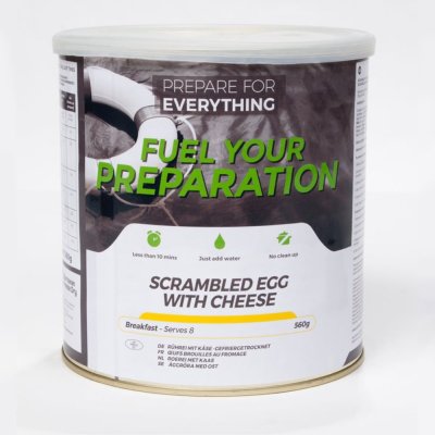 Fuel Your Preparation | Røræg med ost | Frysetørret mad | 560g