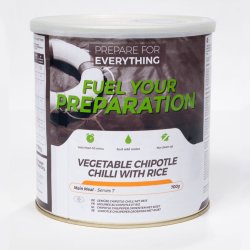 Fuel Your Preparation | Vegetabilsk chili med ris | Frysetørret mad | 700g