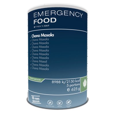 Emergency Food | Chana masala | Frysetørret mad | 625g