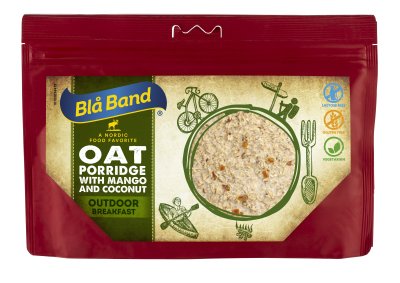 Blå Band | Oat porridge with mango & coconut | Frysetørret mad | 150g