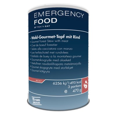 Emergency Food | Gourmet Skovgryde med kød | Frysetørret mad | 470g
