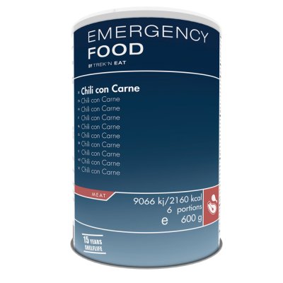 Emergency Food | Chili con Carne | Frysetørret mad | 600g