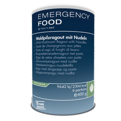 Emergency Food | Ragout af vilde svampe med nudler | Frysetørret mad | 600g