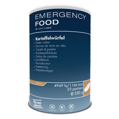 Emergency Food | Kartoffelterninger | Frysetørret mad | 400g