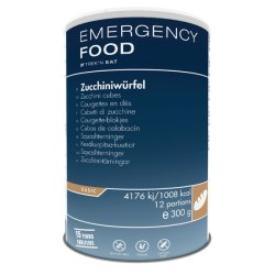 Emergency Food | Zucchini cubes 300 g | Frysetørret mad