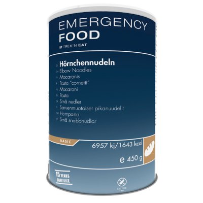 Emergency Food | Elbow Noodles | Frysetørret mad | 450g
