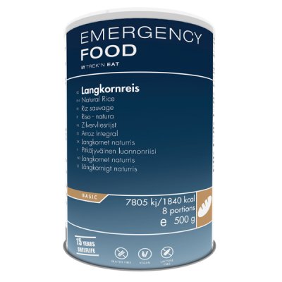 Emergency Food | Natural Rice | Frysetørret mad | 500g