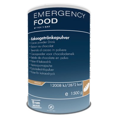 Nødhjælp Kakaodrik | Frysetørret mad | 800g