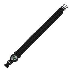 Paracord-kompas K2023 9 tommer sort