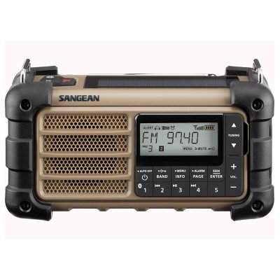 Sangean MMR99 Desert Tan | Nødradio med powerbank