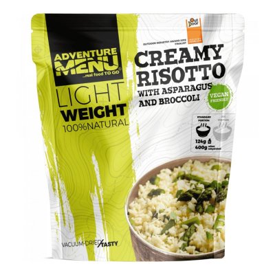 Adventure Menu | Cremet risotto med asparges og broccoli | Frysetørret mad | 124g