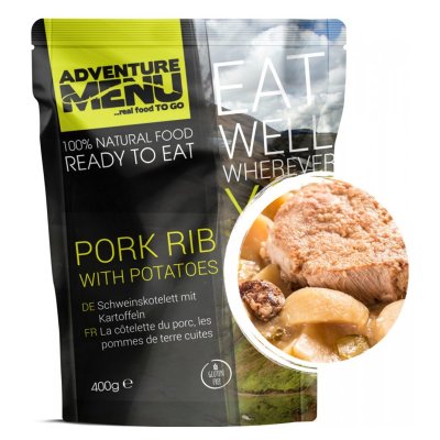 Adventure Menu | Pork rib with boiled potatoes | MRE | 400g