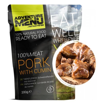 Adventure Menu | Pork meat with cumin | MRE | 200g