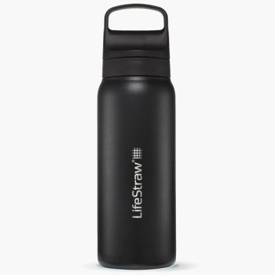 Lifestraw Go 2.0 rustfrit stål 700 ml sort vandfilter