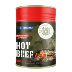 Sky Food | Hot Beef Selvopvarmende Dåse | MRE | 400g