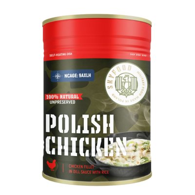 Sky Food | Polish Chicken Selvopvarmende Dåse | MRE | 400g