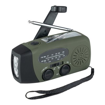 Nødradio med 2000 mAh powerbank