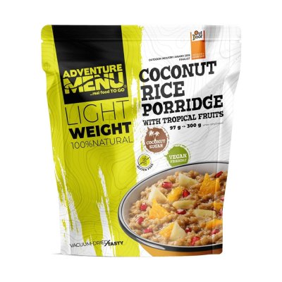 Adventure Menu | Letvægts kokosrisgrød med tropiske frugter | Frysetørret mad