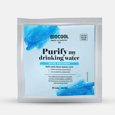 Biocool Purify My Drinking Water 10 tbl | Vandrensningstabletter