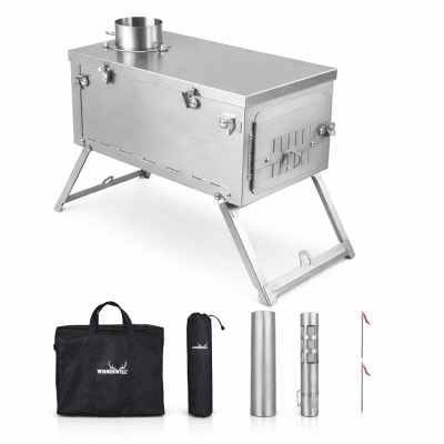 Winnerwell® Fastfold Titanium Camping Stove Series L (Nested Pipe)