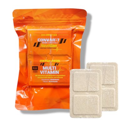 Convar Emergency Food | NextGen Energy Bar Multi Vitamin 10 års holdbarhed | 120g