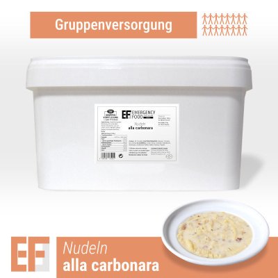 Convar Emergency Food | Pasta alla Carbonara | Frysetørret mad | Måltidspakke | 3250g