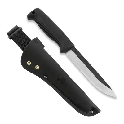 Peltonen M95 Ranger Puukko | Ubelagt | TPEsort | Lædersort