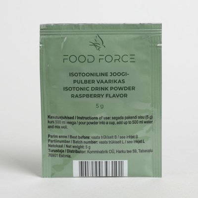 Food Force | isotonisk drikkepulver hindbær