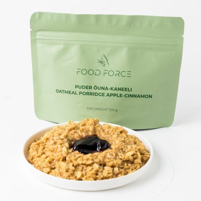 Food Force | Havregrynsgrød Æble-Kanel | Frysetørret mad | 100g