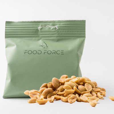 Food Force | Ristede og saltede jordnødder | 50 g | 50g