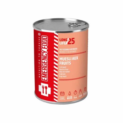 NTS Emergency Food | Frugtmüsli | Frysetørret mad | 2500g