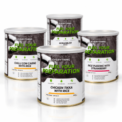Fuel Your Preparation | Frysetørret mad | Glutenfri | Måltidspakke | 2800g