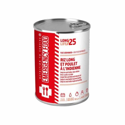 NTS Emergency Food | Lange ris og indisk kylling | Frysetørret mad | 1800g