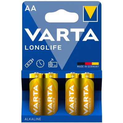 Varta Longlife AA-batteri i 4-pak