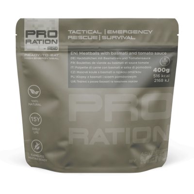 Pro Ration | Meatballs With Basmati And Tomato Sauce | MRE | 400g
