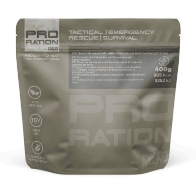 Pro Ration | Swedish Meatballs With Cream Sauce And Mashed Potatoes | MRE | 400g