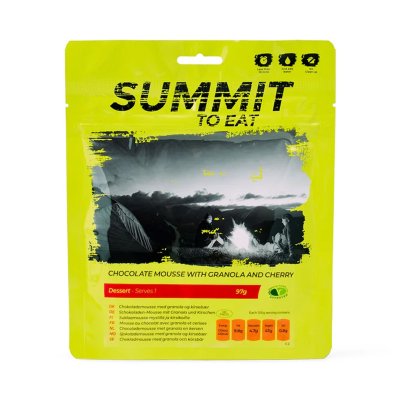 Summit To Eat | Chokolademousse med granola og kirsebær | Frysetørret mad | 97g
