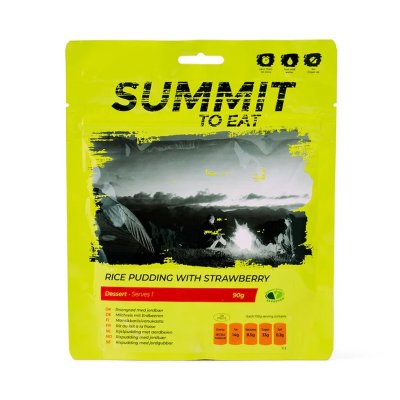 Summit To Eat Rispudding med jordbær | Frysetørret mad | 90g