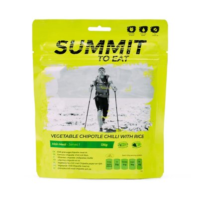 Summit To Eat | Vegetabilsk chipotle-chili med ris | frysetørret mad | 136 g