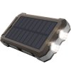 Powerbank 20.000 mAh med solcelle 2 x USB