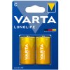 Varta Longlife C-batteri i 2-pak