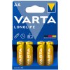 Varta Longlife AA-batteri i 4-pak
