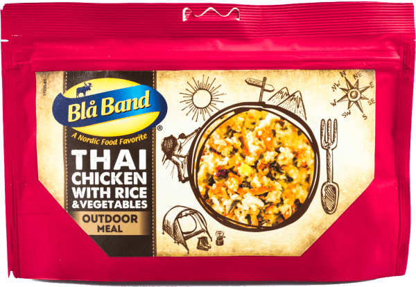 Blå Band | Thai chicken with rice & vegetables | Frysetørret mad | 139g