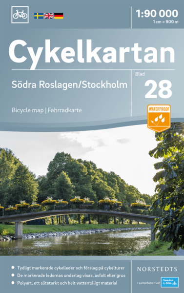 Cykelkort Södra Roslagen Stockholm