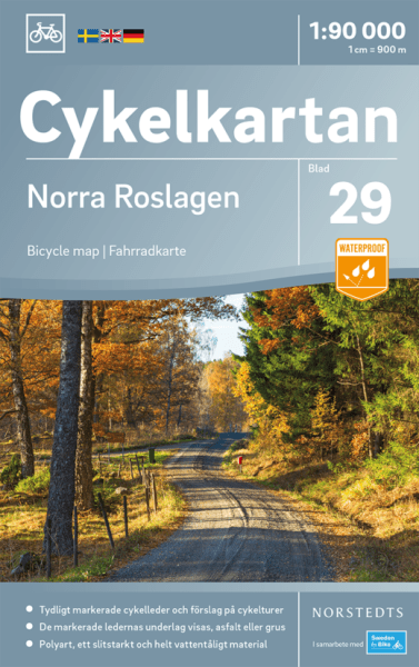 Cykelkort over Norra Roslagen