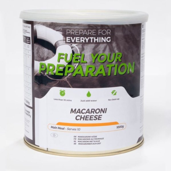 Fuel Your Preparation | Makaroniost | Frysetørret mad | 1000g