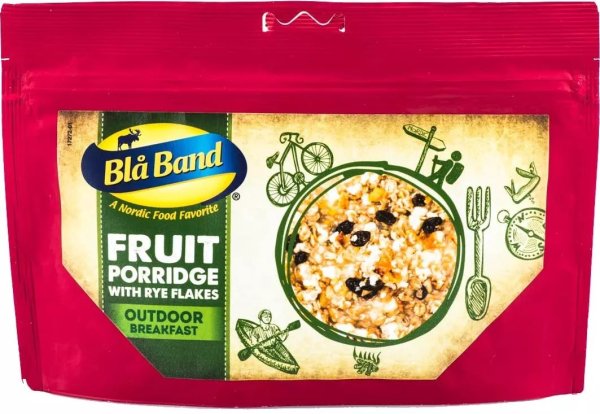 Blå Band | Fruit Porrage with rye flakes | Frysetørret mad | 142g